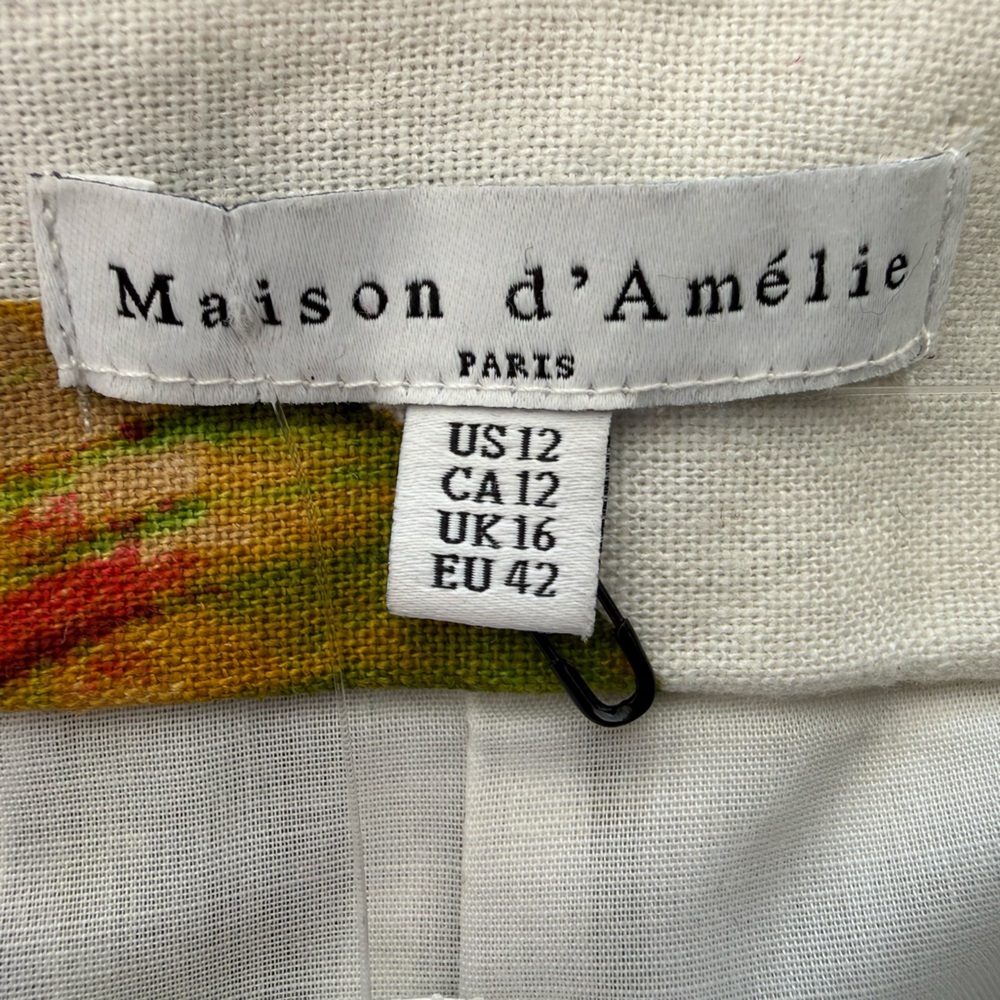 Maison D’Amelie Tropical Wrap Mini Skirt 🌴 Ring Detail Resort Vacation NWT - Picture 5 of 5